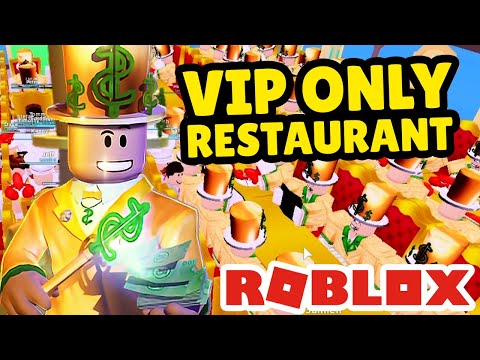 My VIP ONLY Restaurant in Roblox (My Restaurant!)