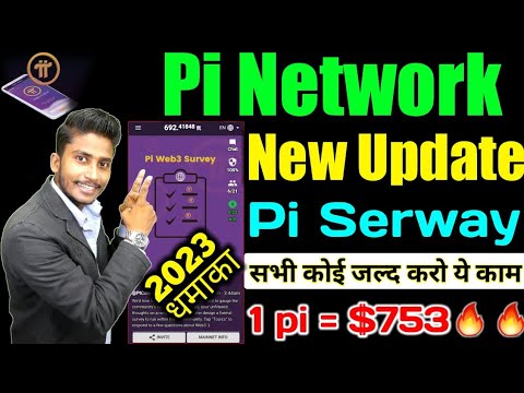 Pi Network Latest Update Today || Pi Coin Servay चालु हुआ🔥|| Pi Network Price $753 Fix || Pinews