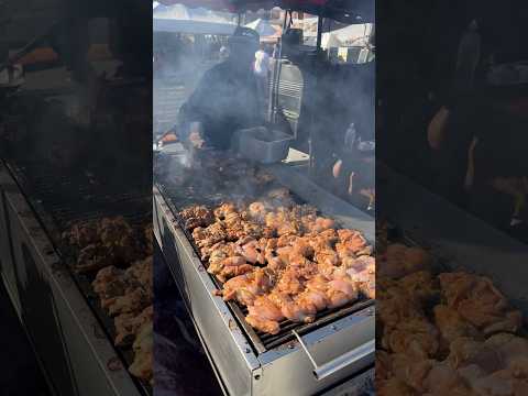 African grilling in Ocean Beach