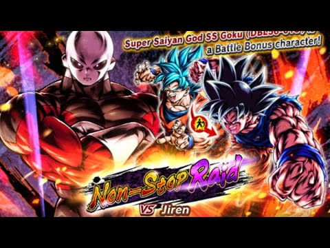 [DRAGON BALL LEGENDS] RAID BOSS STRIKE NON-STOP RAID VS JIREN!!! (FULL GAMEPLAY)