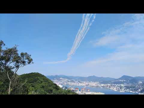 #ブルーインパルスブルーインパルス　長崎の空　テスト飛行のテスト撮影①９月22日