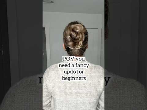 HOLIDAY UPDO THATS ACTUALLY EASY! TRY IT!!