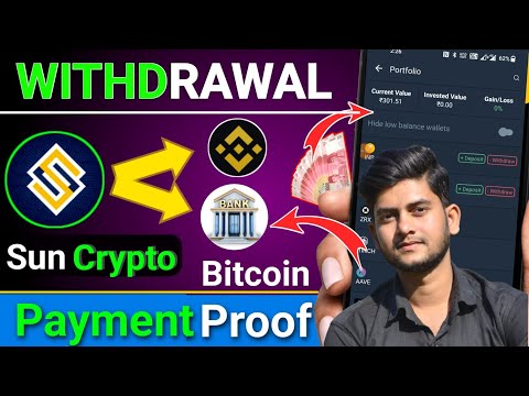 Sun Crypto se Withdrawal Kaise Kare | How to withdraw Money from SunCrypto Deposit | Zid Earning