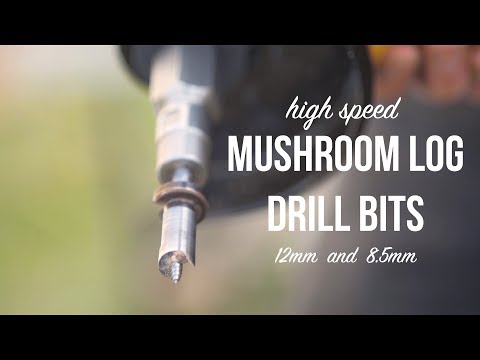 How to Use Specialized Drill Bits | Grow Mushrooms on Logs