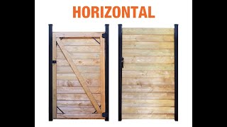 SLIPFENCE Horizontal Wood Gate installation video 2024