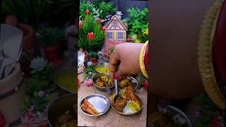 Mini lunch thali #miniature coocking # Mini kitchen