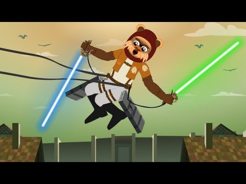 Attack On Titan Re-enacted by Star Wars