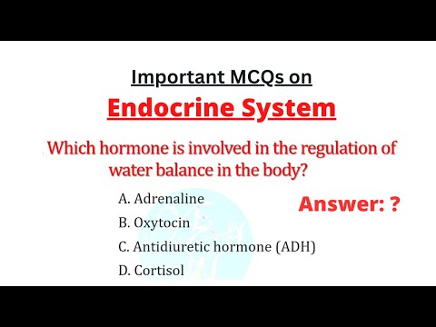 Important MCQs on Endocrine System for Medical, Nursing and Paramedical