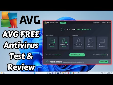 AVG FREE Antivirus Test & Review | How to Use AVG Antivirus in Windows 11