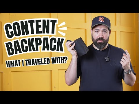 Traveling Creator's Backpack Essentials for Run-and-Gun Shoots!