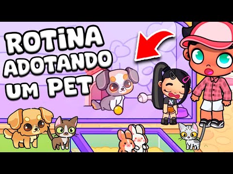 ROTINA ADOTANDO UM PET | AVATAR WORLD ROTINAS E HISTÓRIAS