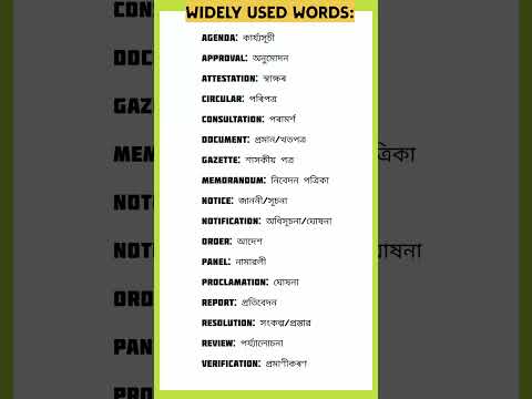 Widely used English words || Vocabulary || #letslearnenglish #englishlanguage #spokenenglish #words