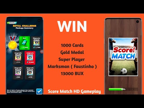 Win Royal Challenge Events Gold Medals, No lost match 😎  | Score Match HD Gameplay