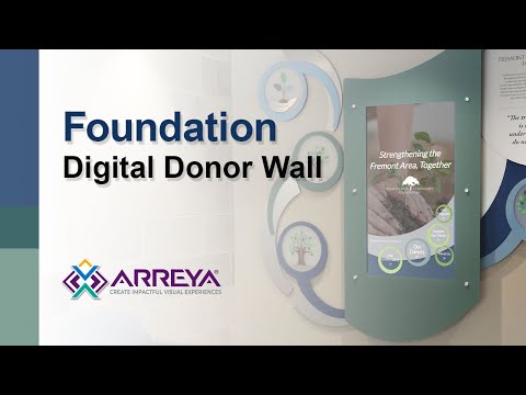 Foundation Donor Kiosk Wall Installation Timelapse