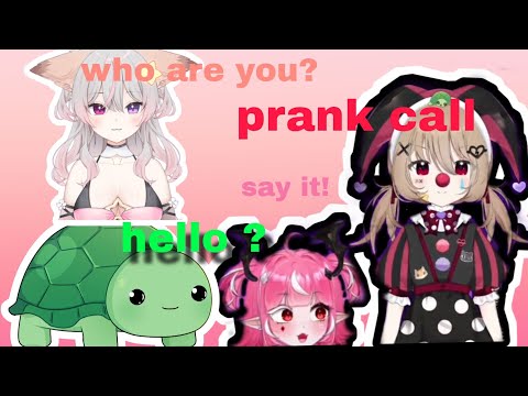 Evil and Camila Make PRANK CALLS on Stream (vedal , anny , cerber)