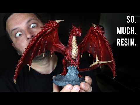 Printing an ANCIENT RED DRAGON on the 8K ELEGOO Saturn 2