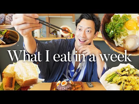 What I eat in a week🇯🇵(Japanese food + Local village meals)