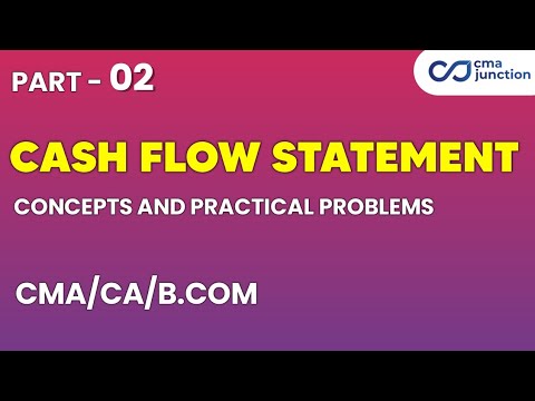 Cash Flow Statement - Dividend Payable and Provision for Tax | CMA/CA