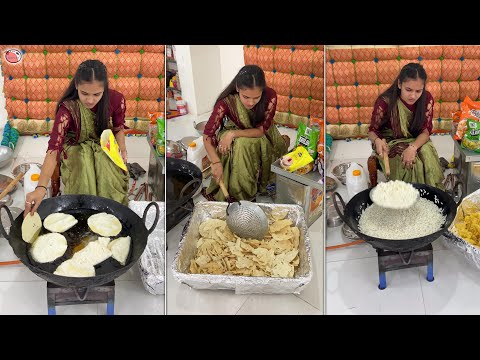 Crunchy Papad. Churi-Traditional Rajasthani Snack recipe