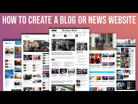 How To Create A Blog or News Website | Newspaper Theme