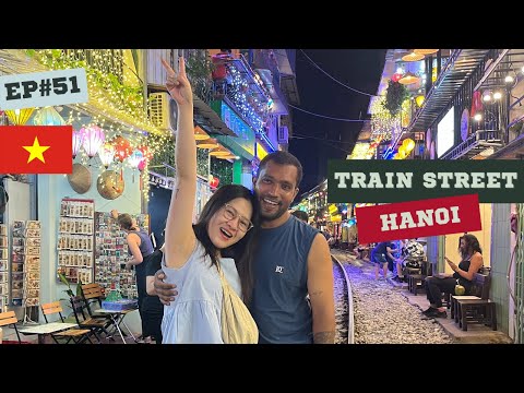 Vietnam's Craziest Hanoi Train Street 😲