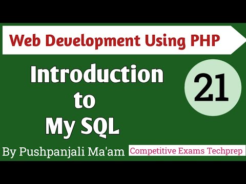 Lec - 2.1 Introduction to MySQL in PHP in Hindi