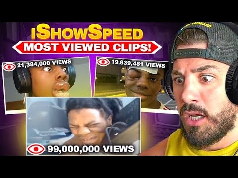 iShowSpeed Most Viewed Clips! 😂 (REACTION)