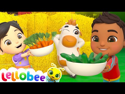 Yummy Treats for Happy Animals! 🐰🐷 | 🌻Lellobee City Farm - Kids Playhouse Song Mix