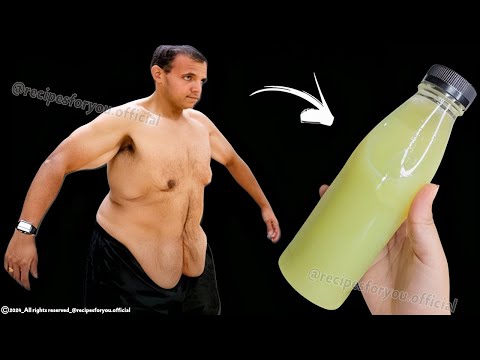 A secret military drink to lose 20 kg in a month that melts belly fat quickly, weight loss drink