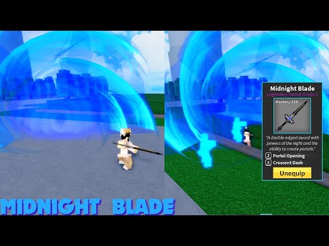 [Blox Fruits] Upgrading Midnight Blade using Blacksmith