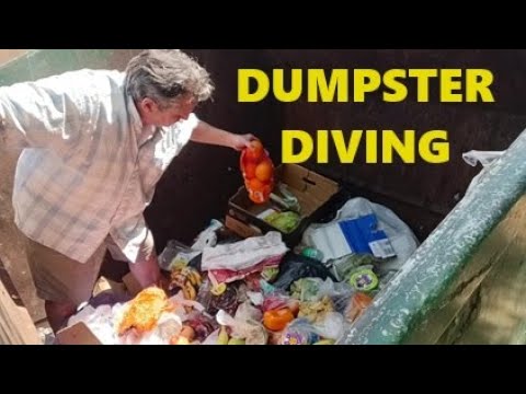 A beautiful day for a beautiful dumpster dive ~  Free food to start the week