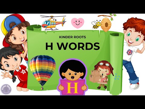 H Words | Words That Starts With H | Discover 'H' Words | A-Z Learning, Kids Learning | Kinder Roots