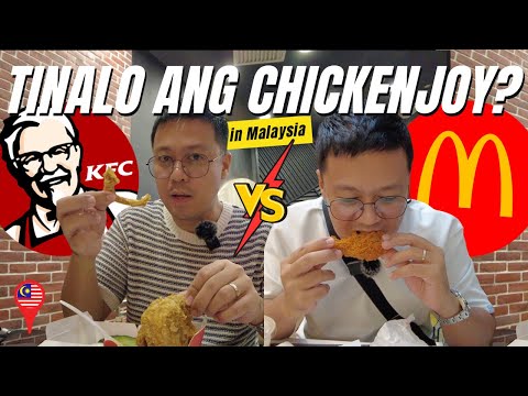 Kuala Lumpur Vlog  Natalo ang Jollibee Chicken Joy sa Chicken in Malaysia Travel Vlog : KFC vs Mcdo