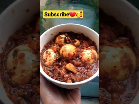 Egg Curry🤤😍 #egg #eggtomatocurry #shorts #ytshorts #sowmikitchen123