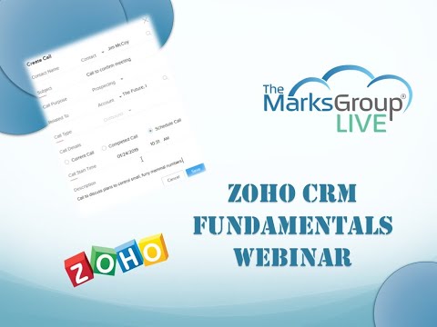 Zoho CRM Fundamentals Webinar