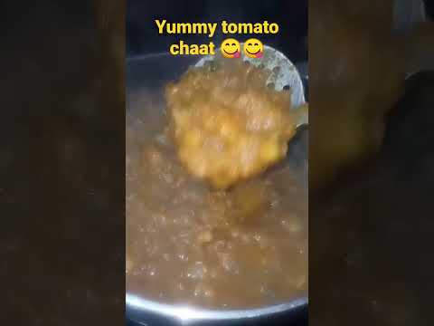 #shorts //All time favourite tomato chaat yummy #newyoutubeshort #shorts