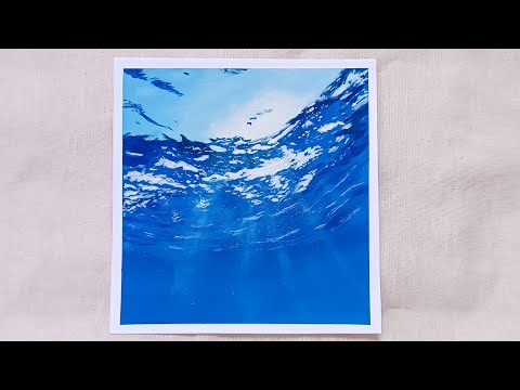 Ocean Painting || Acrylic Painting