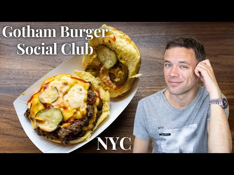 Eating at Gotham Burger Social Club. Best Smash Burgers in NYC?