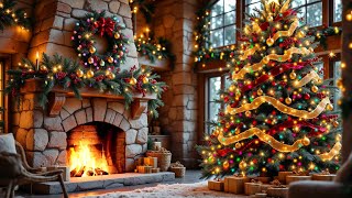 Soothing Fire Sounds And Winter Snow Cozy Porch Ambience For A Calm Peaceful Christmas Relaxation