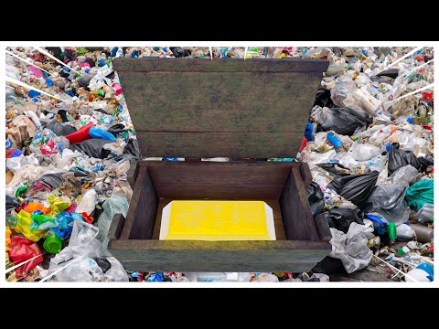 I Found a Massive Gold Bar in Strangers Trash - Recycling Center Simulator