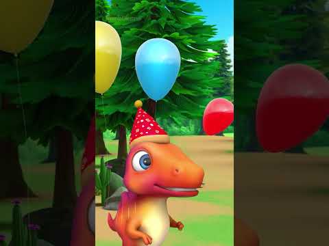 The Big and Small Birthday Party  #Shorts #ChuChuTV #NurseryRhymes #kidsshorts #JumblikansDinosaurs