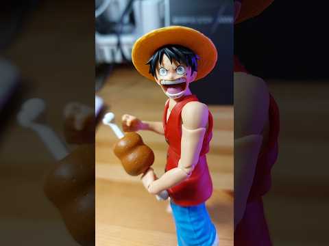 a scratch！？！？！😱 #shorts #luffy #goku #funny #actionfigures #dbz #onepiece