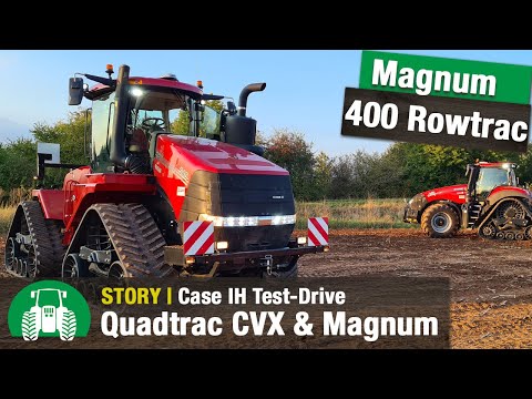 Case IH Magnum 400 Rowtrac & Quadtrac CVX Test Drive | Exclusive Preview 4K