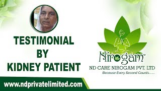 Testimonial By Kidney Patient