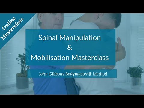 Want to learn SPINAL MANIPULATION & MOBILISATION Techniques