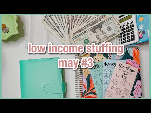 cash envelope stuffing | may #3 | low income budget | sinking funds & savings challenges