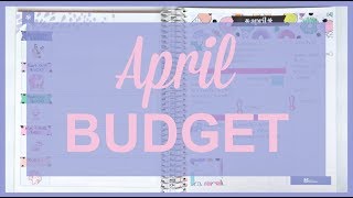 April 2018 Budget Plan With Me!