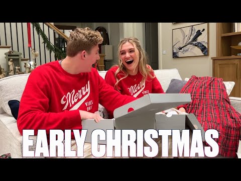 CELEBRATING CHRISTMAS EARLY WITH THE NEWEST FAMILY MEMBER | LAST CHRISTMAS BEFORE WEDDING