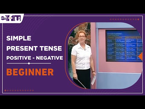 Let's Start English 29 - Simple Present Tense / Positive - Negative  | Beginner Levels