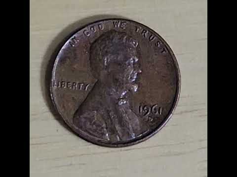 ✝️BRONZE 1961 D = DENVER = PENNY 🤯CLICK BELOW TO WATCH LONG VERSION #331 #PENNIES